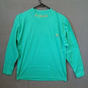 Vintage Paul Simon Shirt Womens Large Green Enbroidered